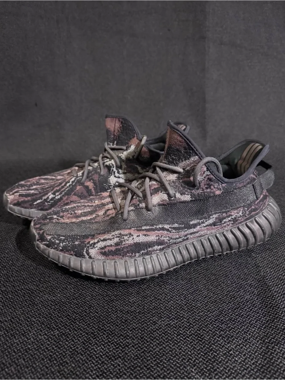 adidas Yeezy Boost 350 V2 Black with Brown/Gray Pattern